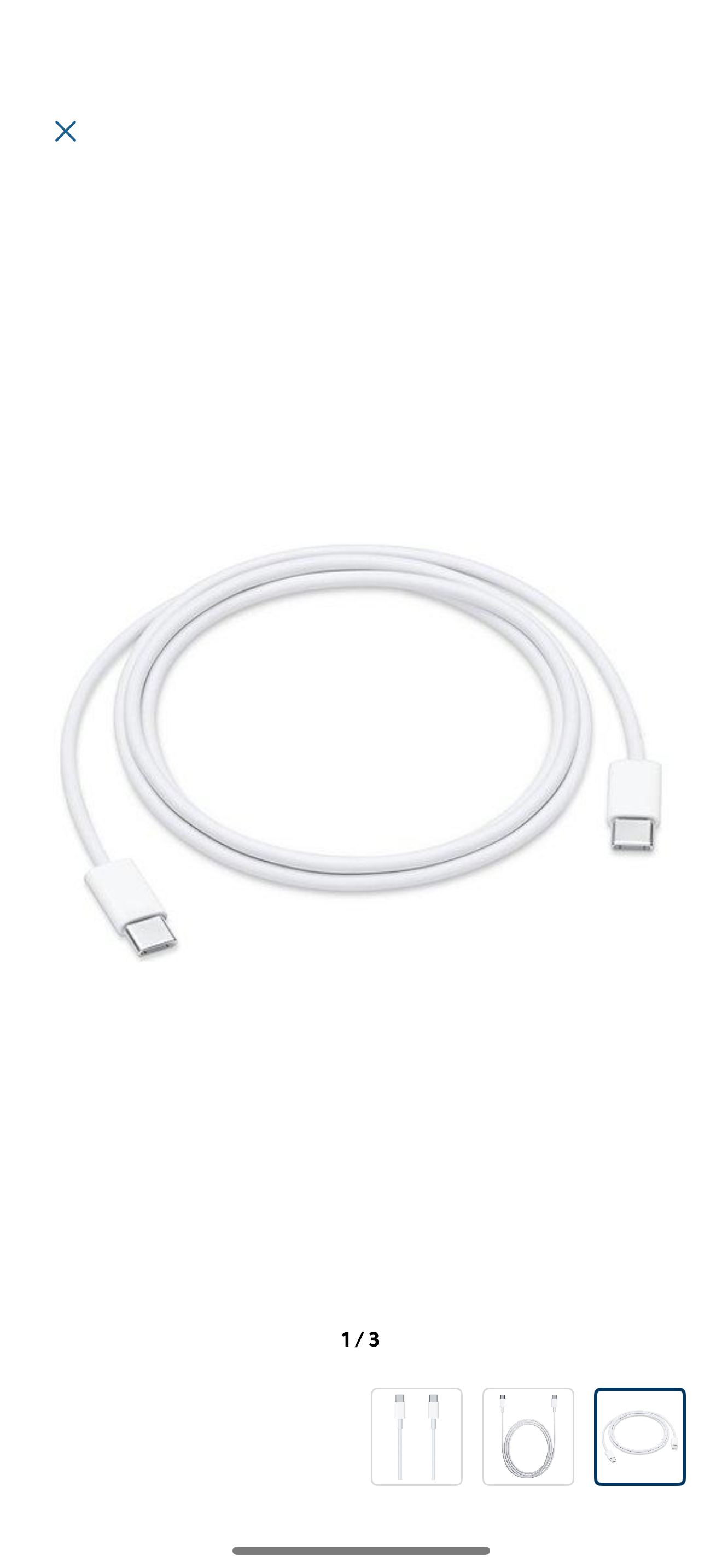 Apple 1m usbc - usbc 